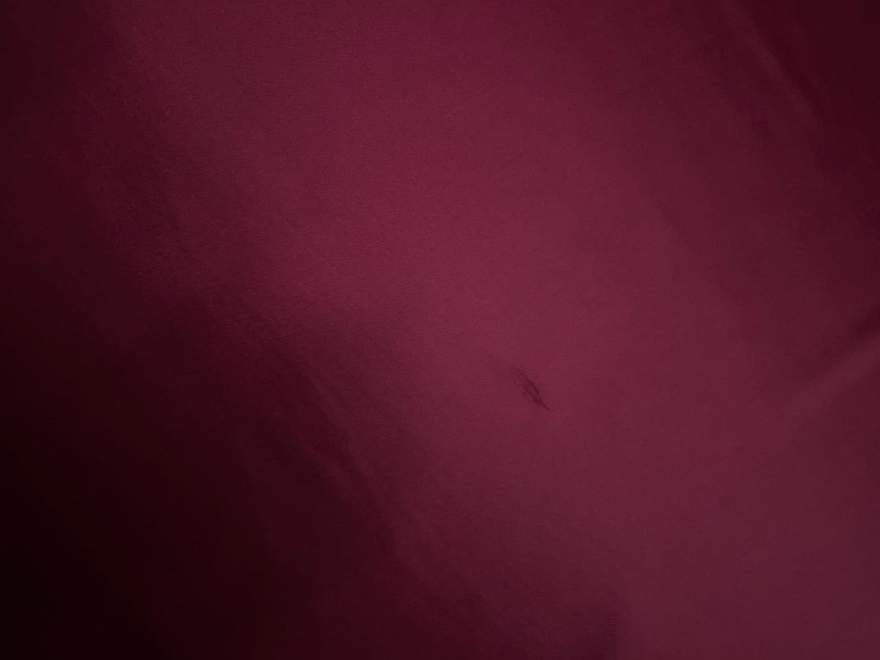 Dark Maroon Plain Armani Satin Lycra Fabric KTEX