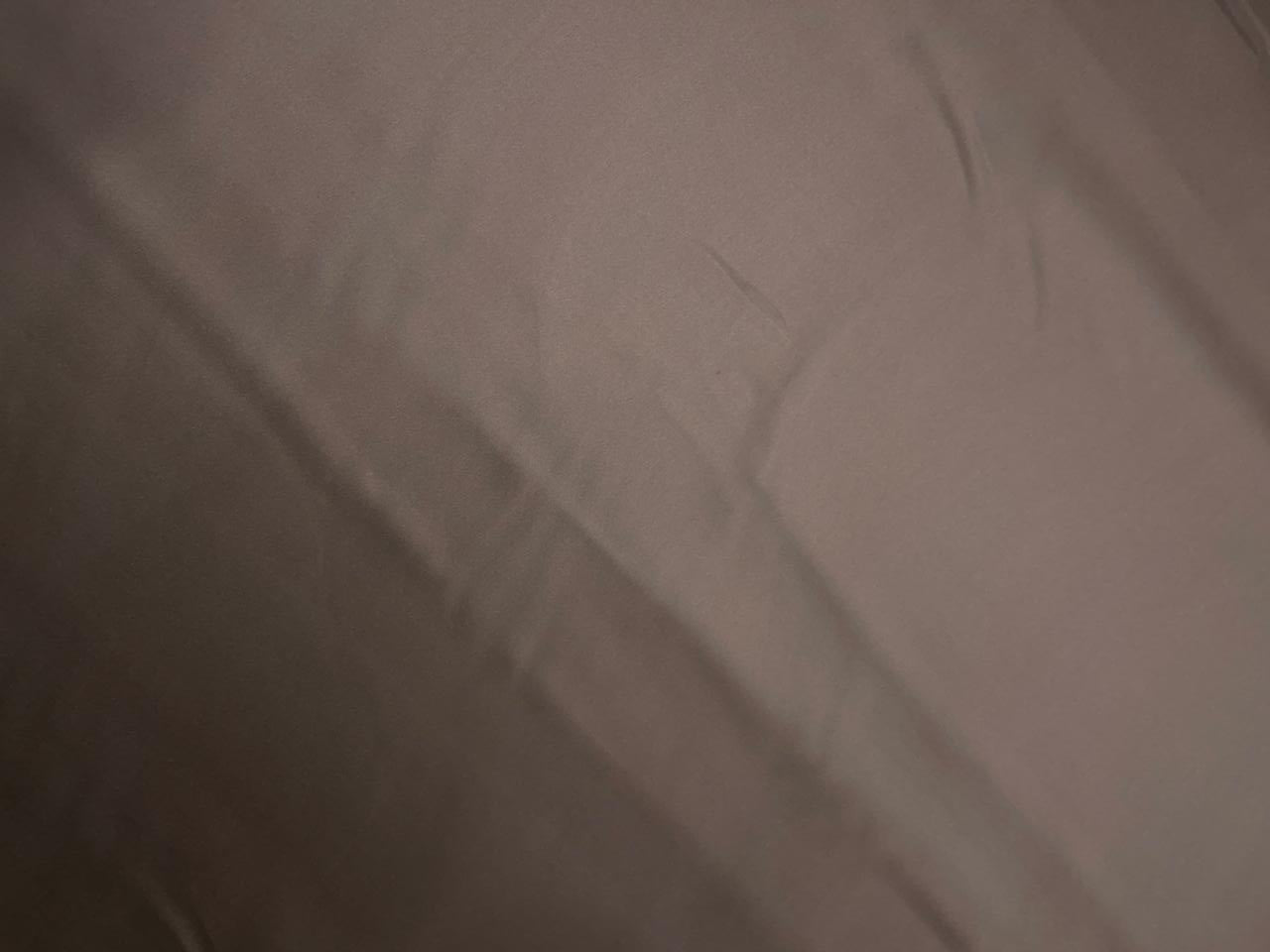 Beige Plain Armani Satin Lycra N134D Fabric KTEX