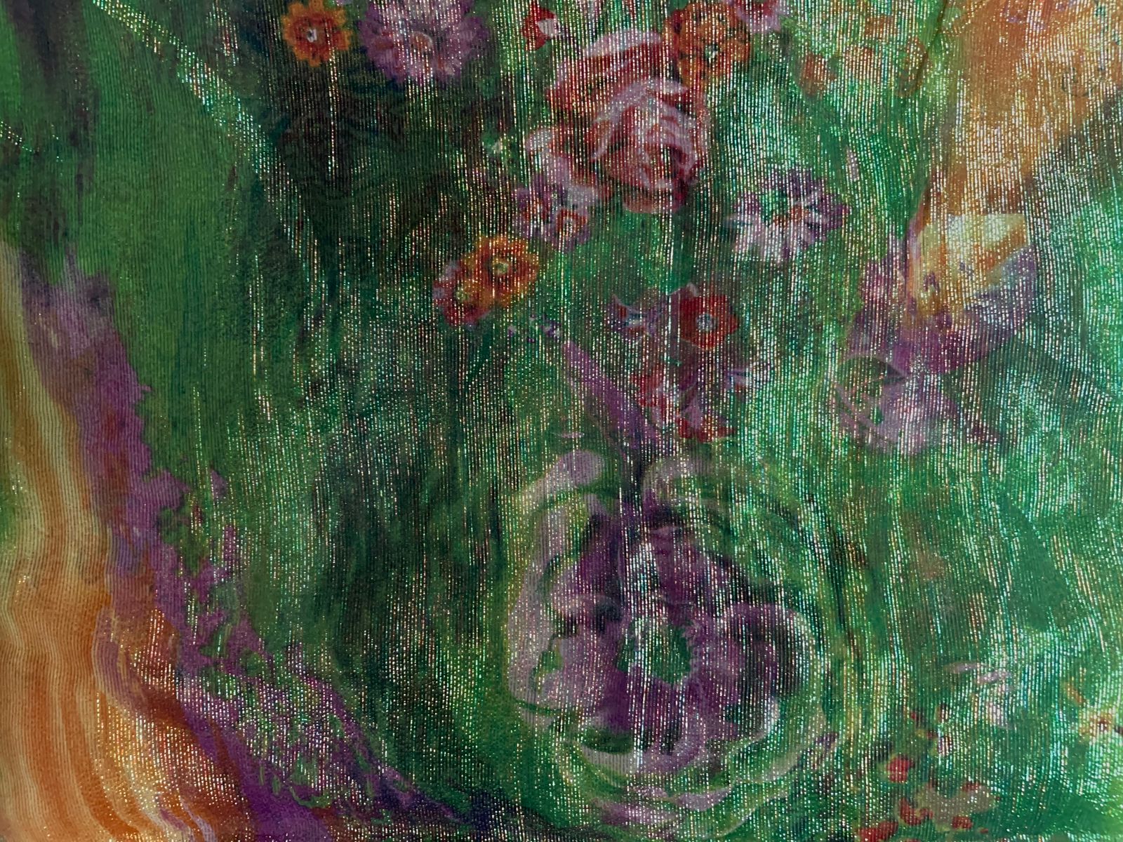 Multi Abstract Lame Fabric Fabric KTEX