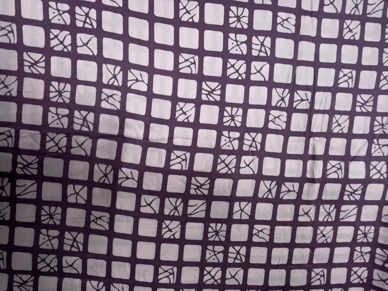 Onion Color Geometric Modal Satin Fabric KTEX