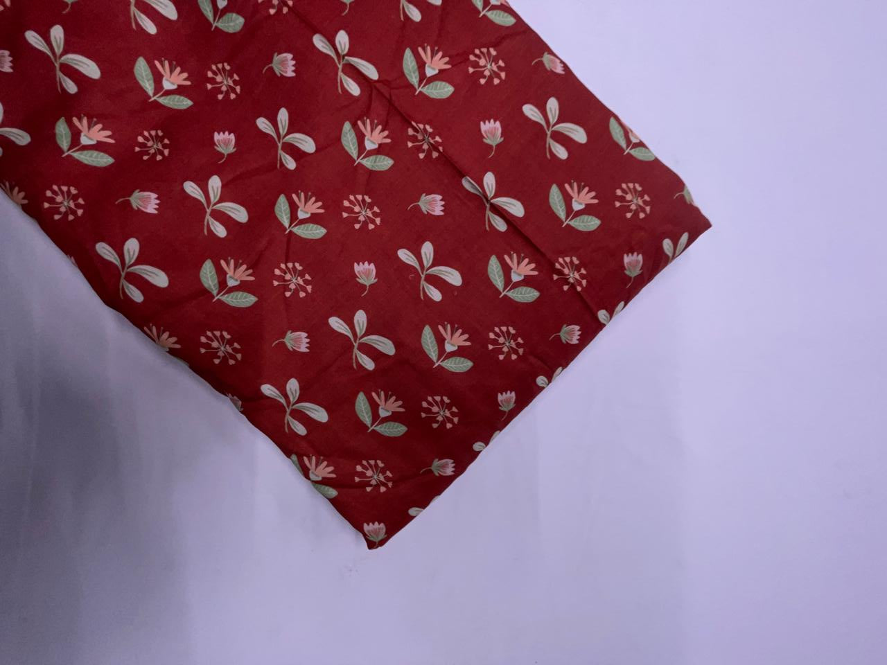 Magenta Pink Floral Floral Muslin Fabric KTEX