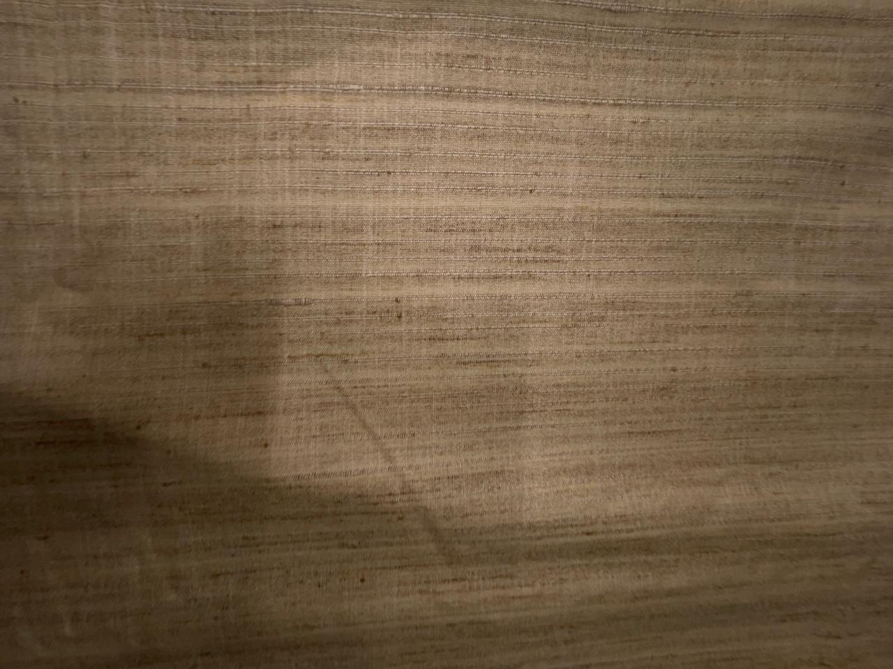 Beige Plain Cotton Linen Fabric KTEX