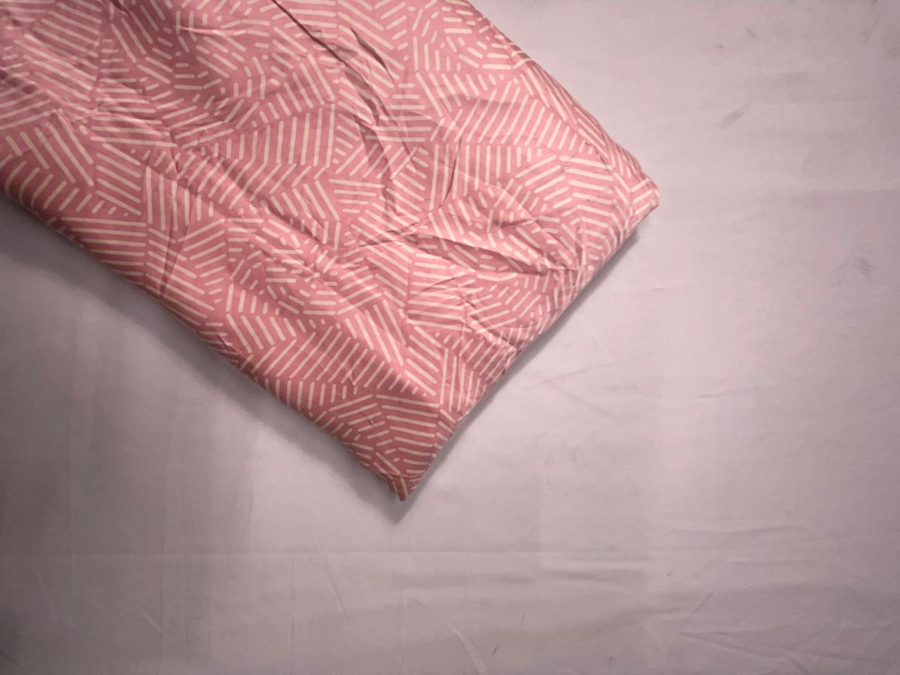 Pink Abstract Modal Satin Fabric KTEX