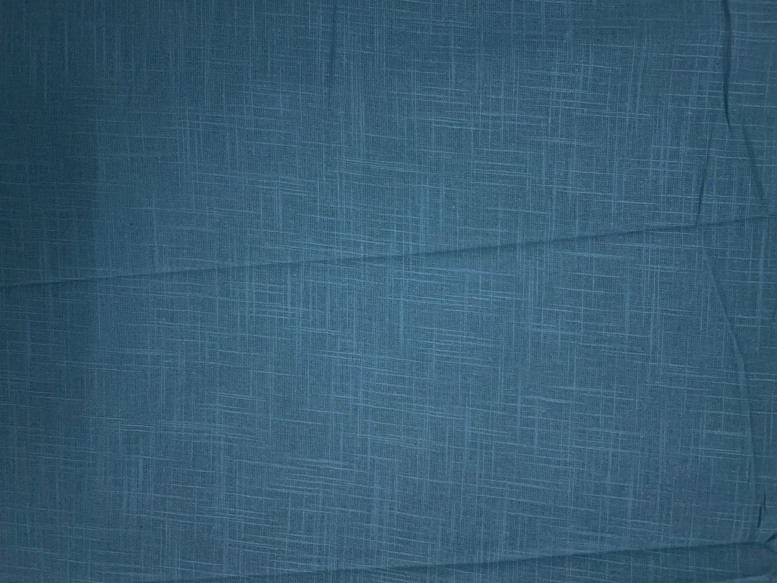 Light Teal Blue Plain Dyed Cotton Slub Fabric KTEX