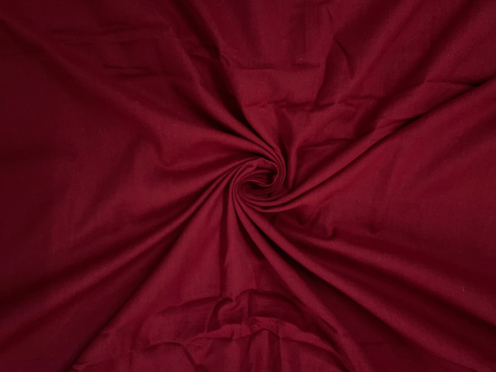 Red Plain Dyed Cotton Flex Fabric KTEX