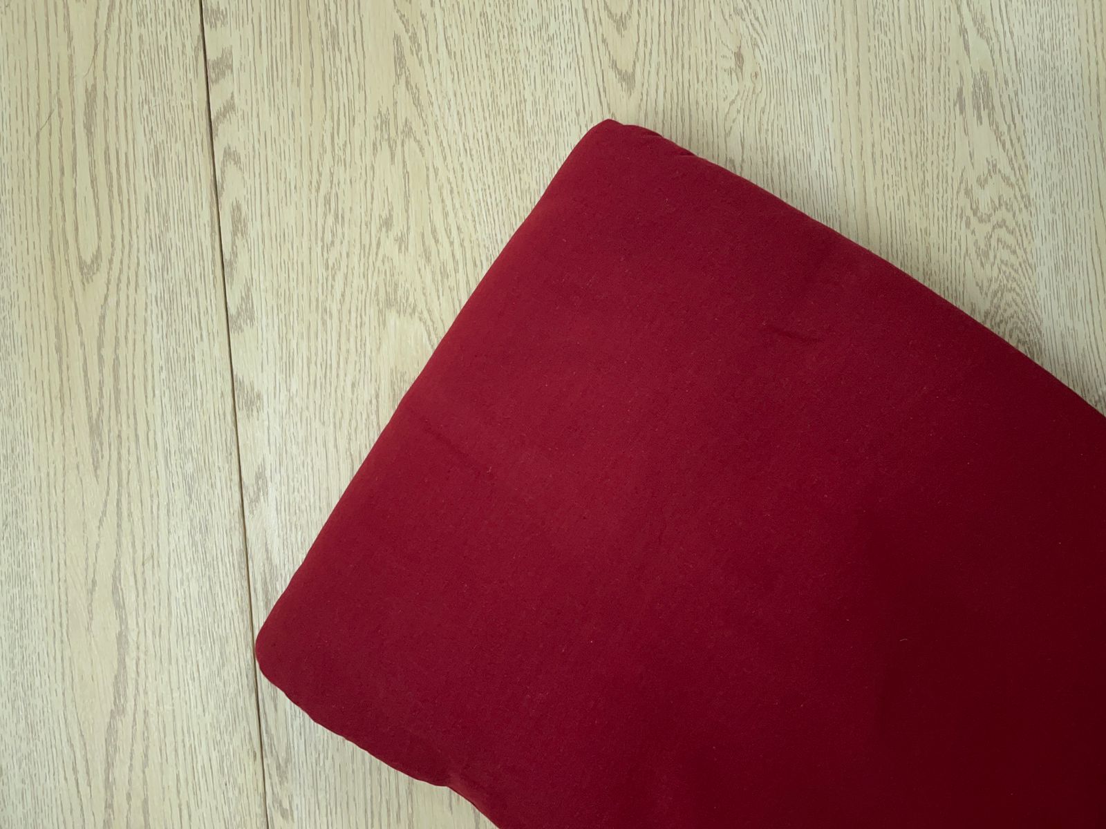 Red Plain Dyed Cotton Flex Fabric KTEX