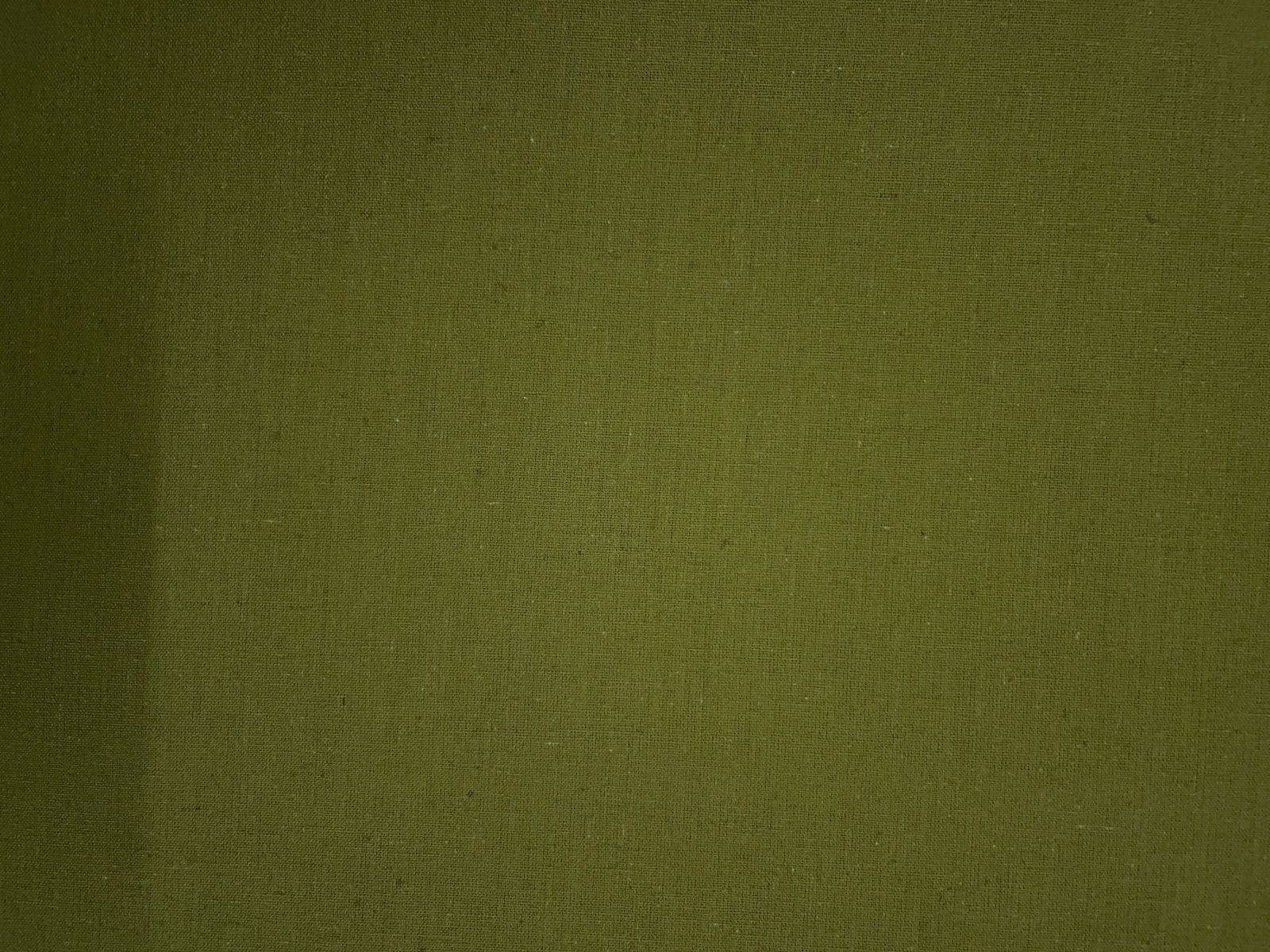 Olive Green Plain Dyed Cotton Flex Fabric KTEX