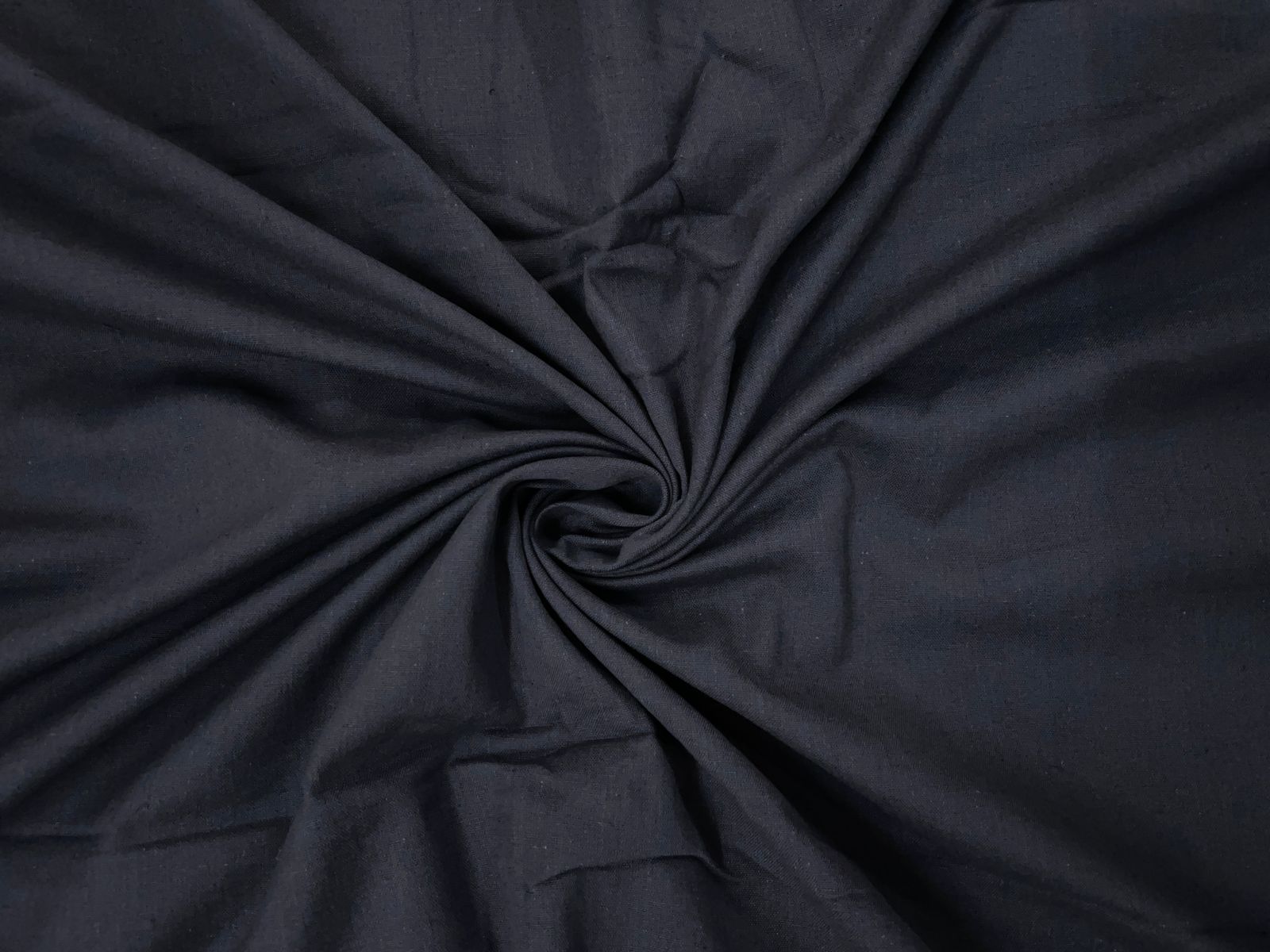 Grey Plain Dyed Cotton Flex Fabric KTEX