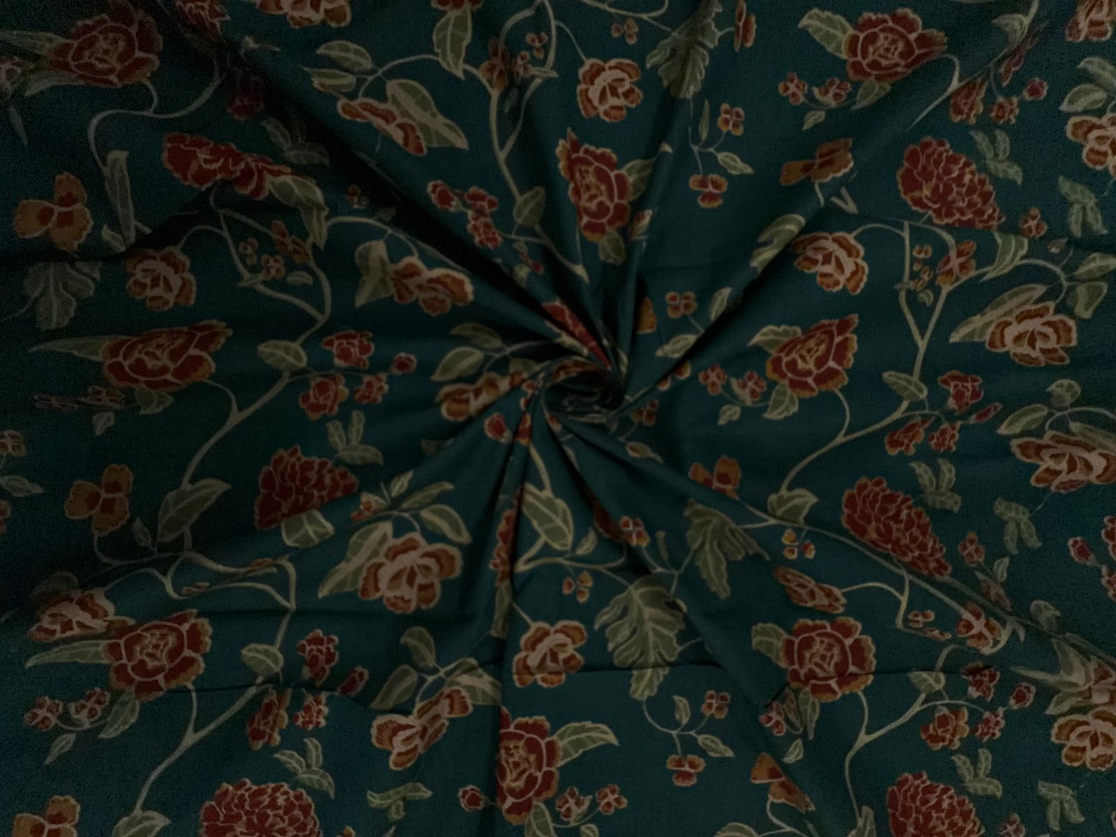 Bottle Green Cotton Cambric Fabric KTEX