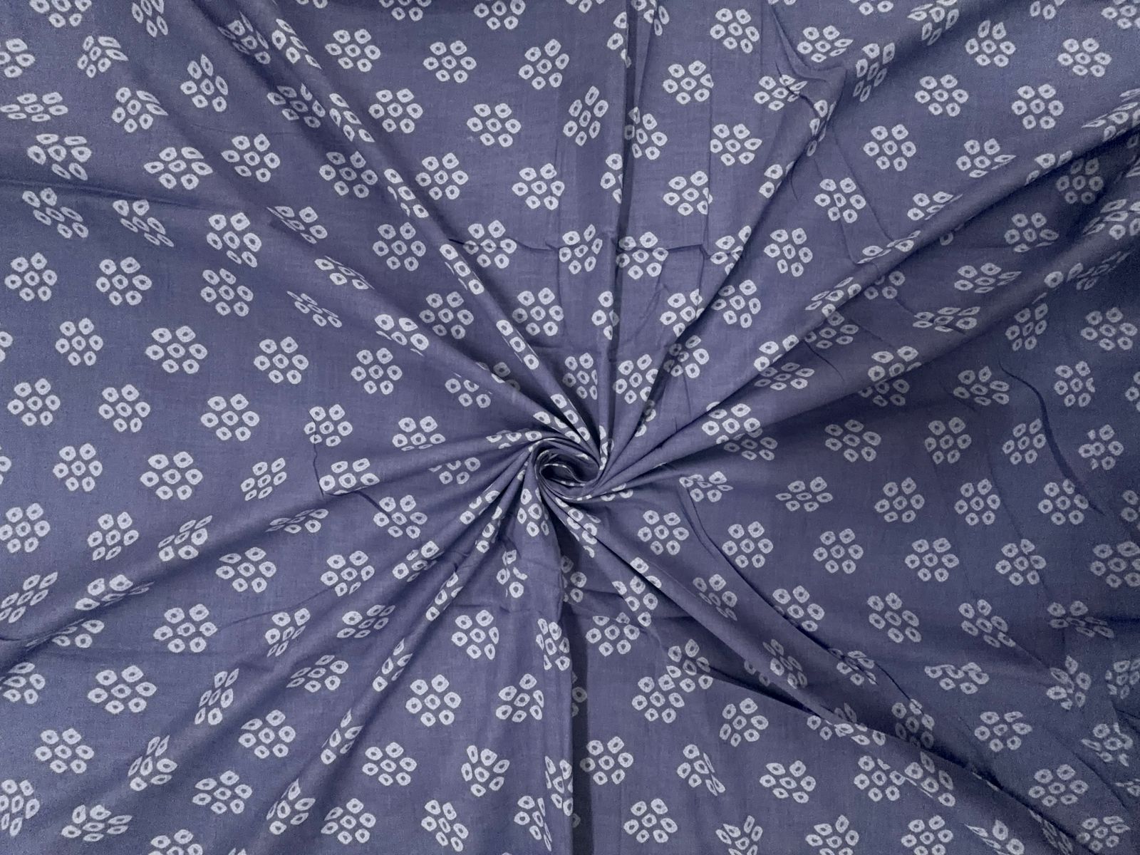 Lilac Floral Cotton Cambric Fabric KTEX