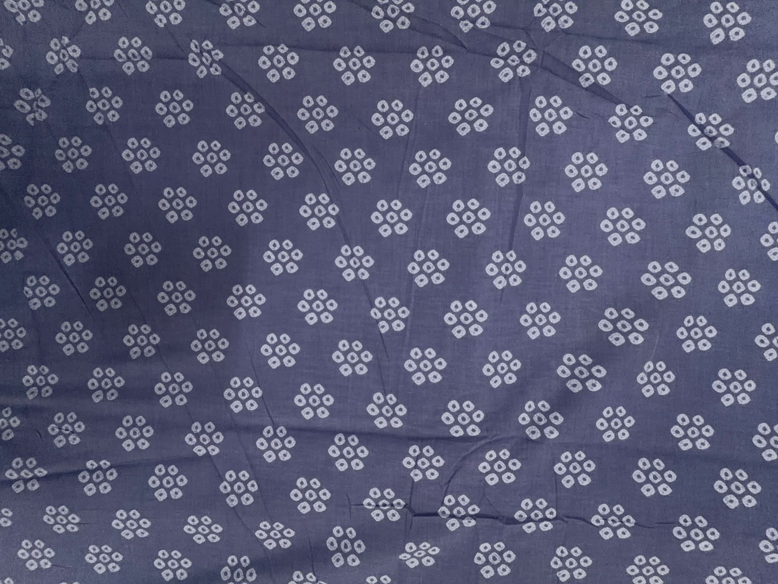 Lilac Floral Cotton Cambric Fabric KTEX