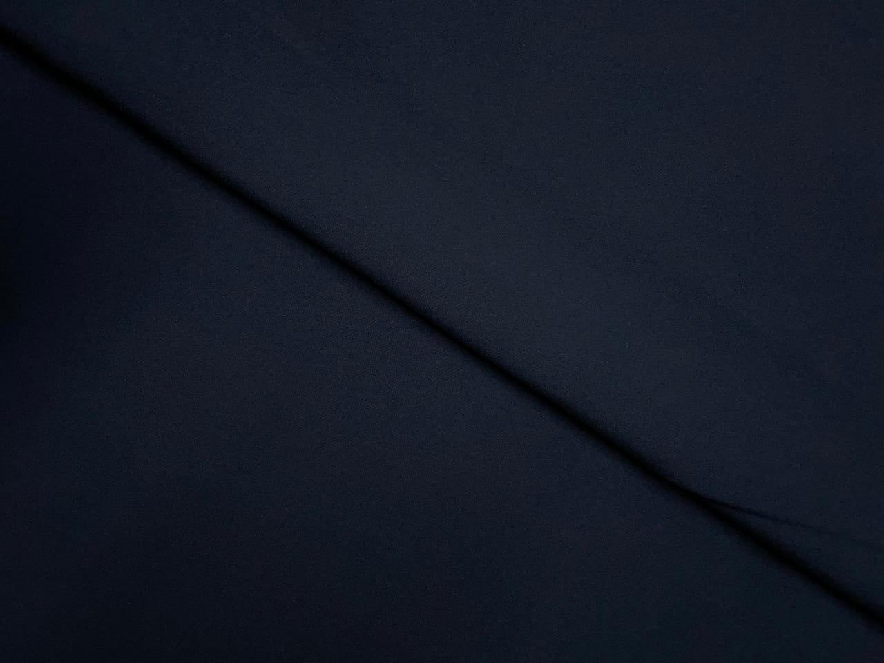 Dark Navy Blue Plain Premium Imported Korean Lachka Fabric KTEX