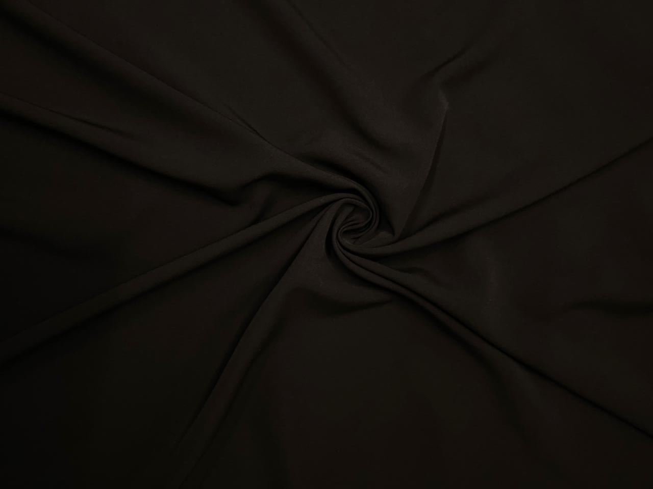 Dark Coffee Plain Premium Imported Korean Lachka Fabric KTEX