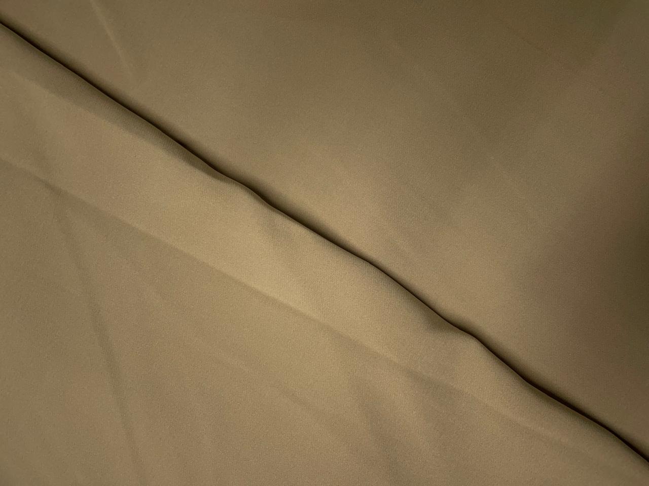 Fawn Plain Premium Imported Korean Lachka Fabric KTEX