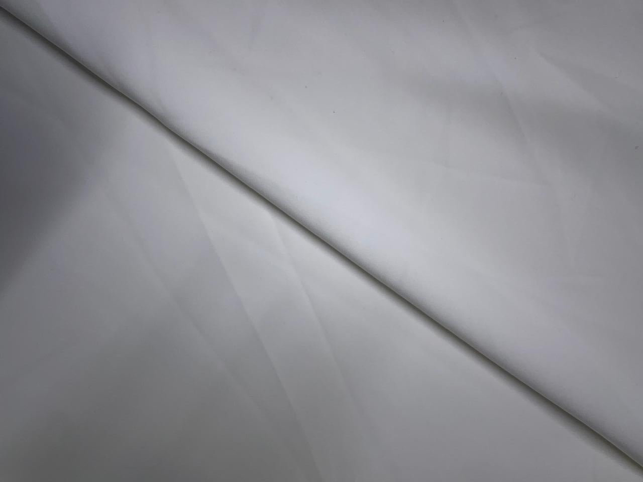 White Plain Premium Imported Korean Lachka Fabric KTEX