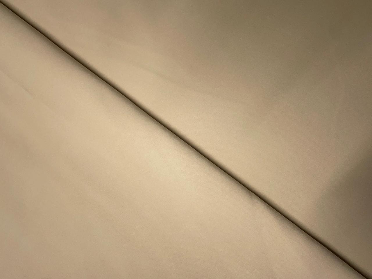 Light Fawn Plain Premium Imported Korean Lachka Fabric KTEX