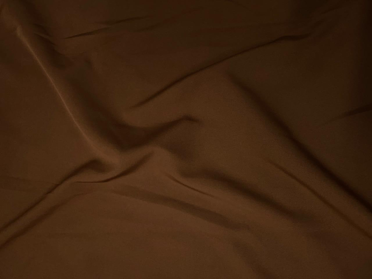 Tan Plain Premium Imported Korean Lachka Fabric KTEX