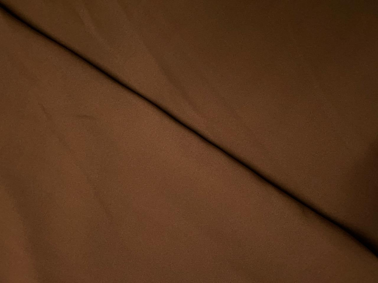 Tan Plain Premium Imported Korean Lachka Fabric KTEX