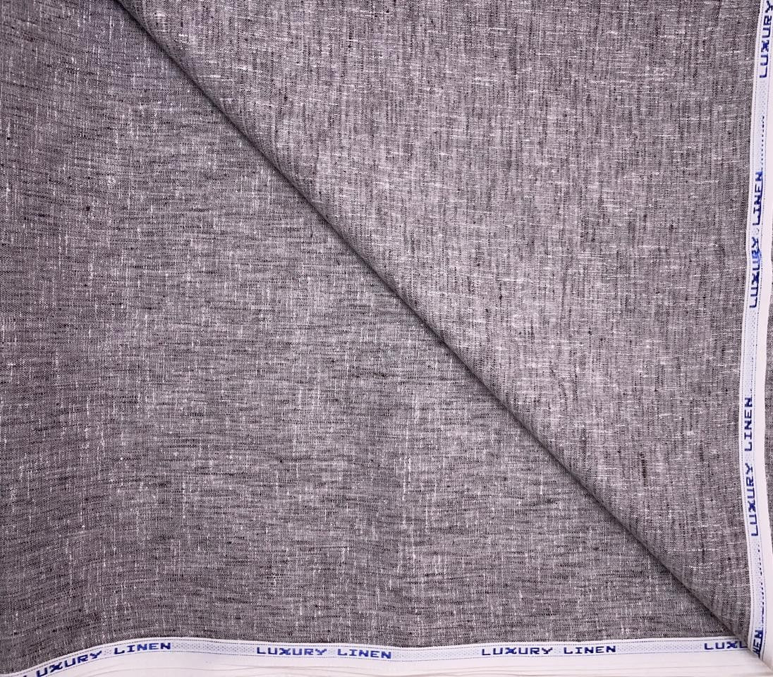 Brown Plain Cotton Linen Fabric KTEX