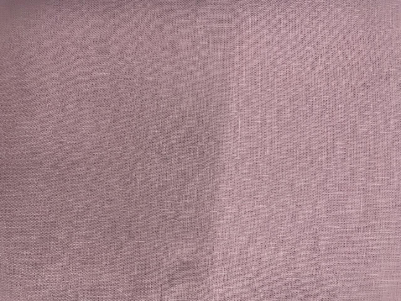 Light Lavender Plain Pure Linen Fabric - 60 Lea - Kapda Shop