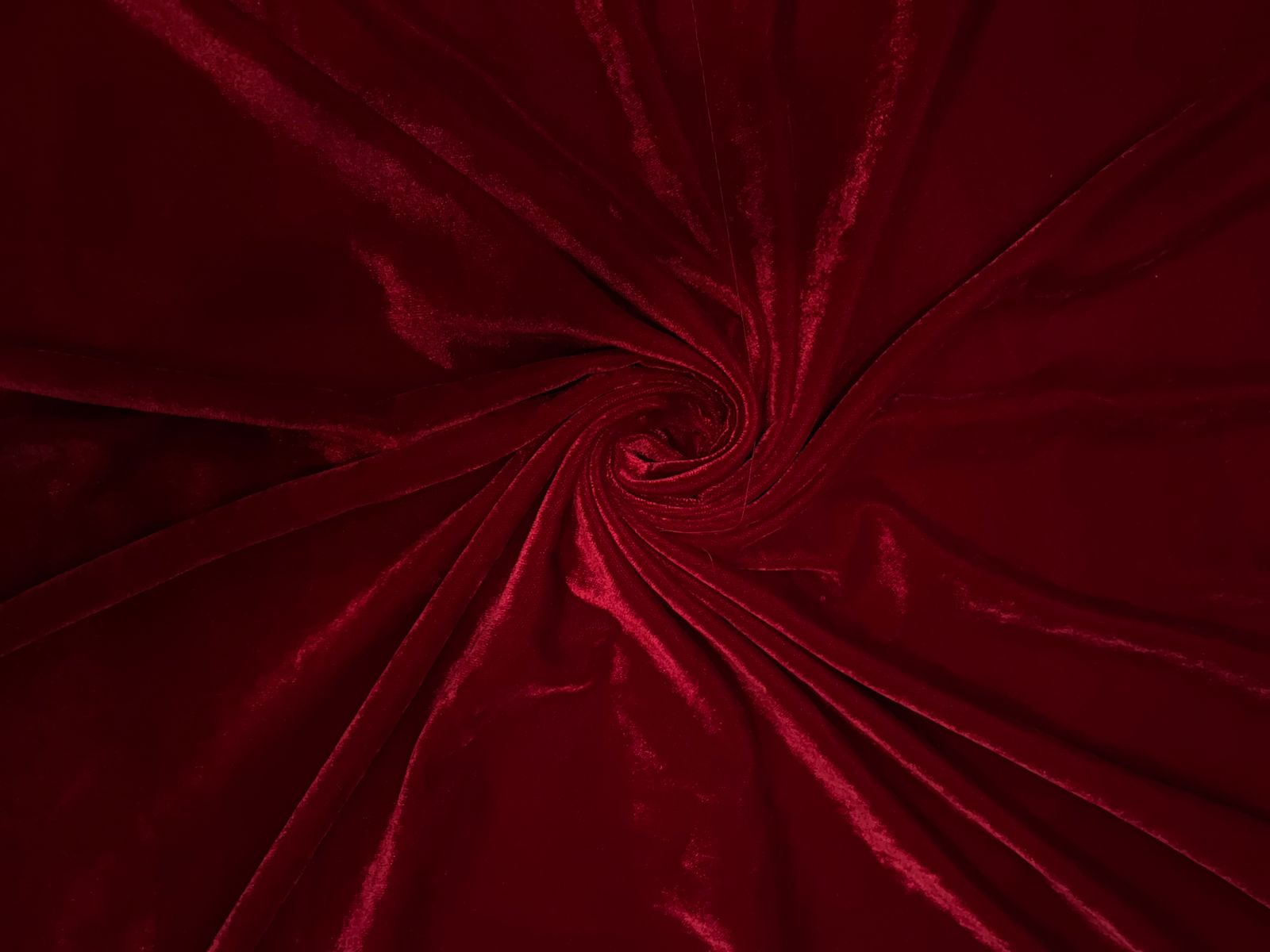 Red Plain 9000 Velvet Fabric KTEX