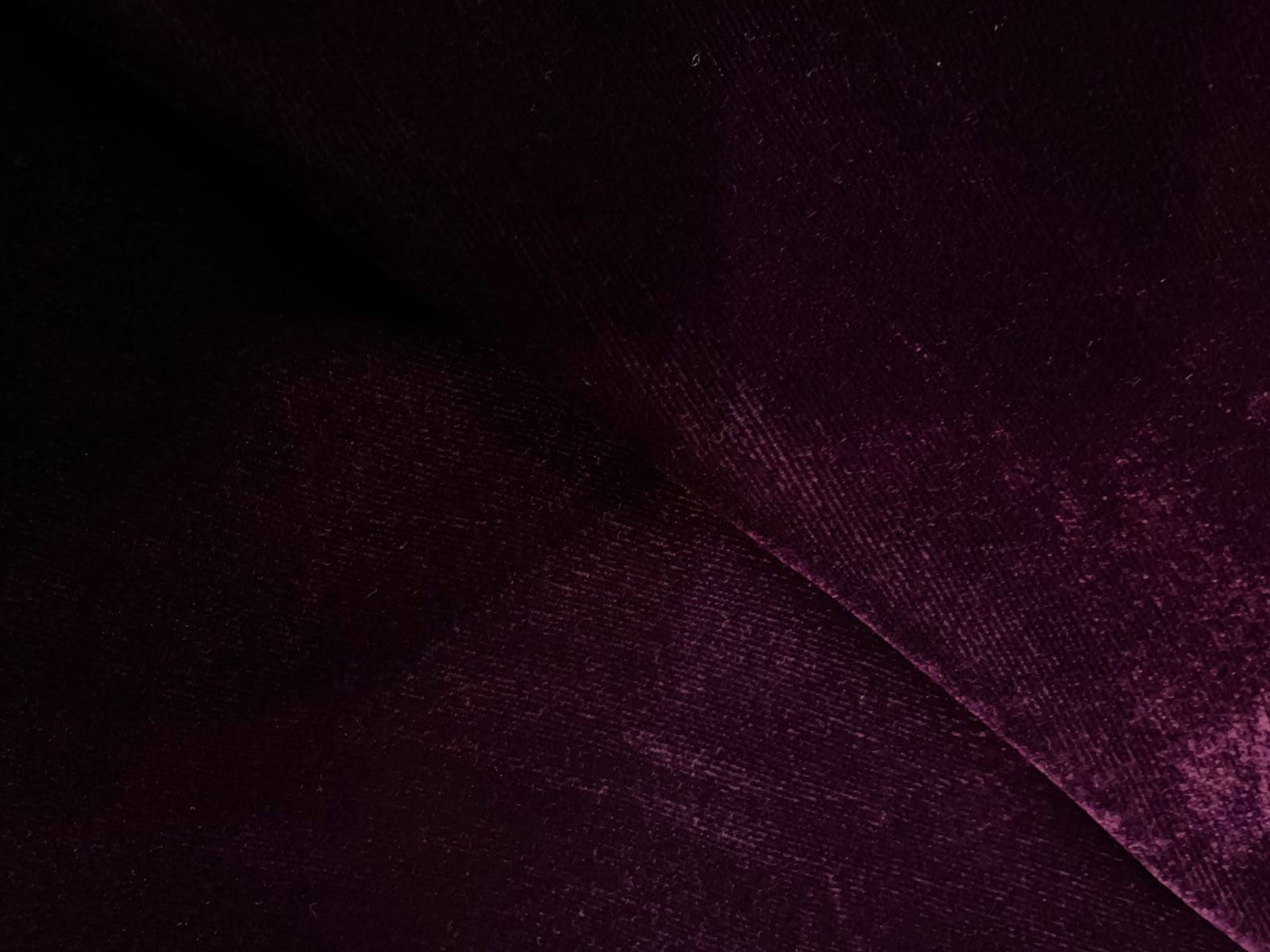 Dark Purple Plain 9000 Velvet Fabric Kapdashop