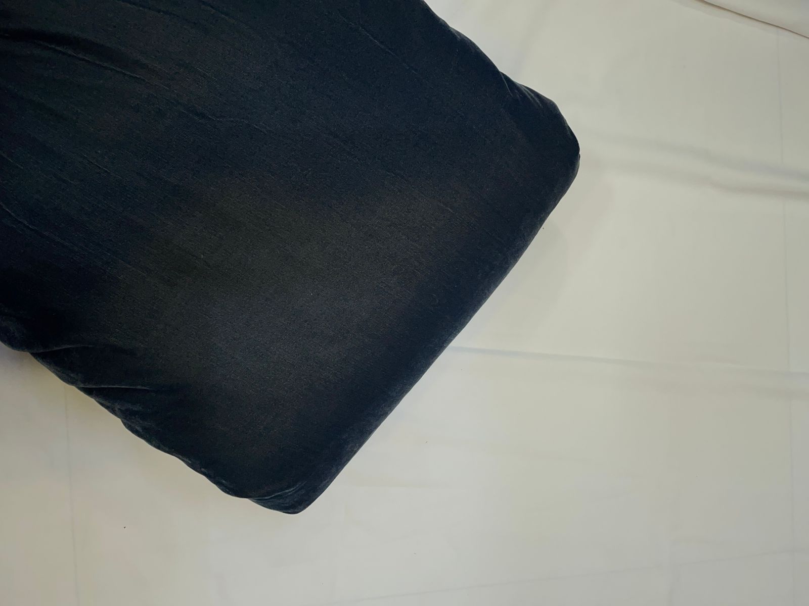 Grey Plain Velvet Fabric Kapdashop