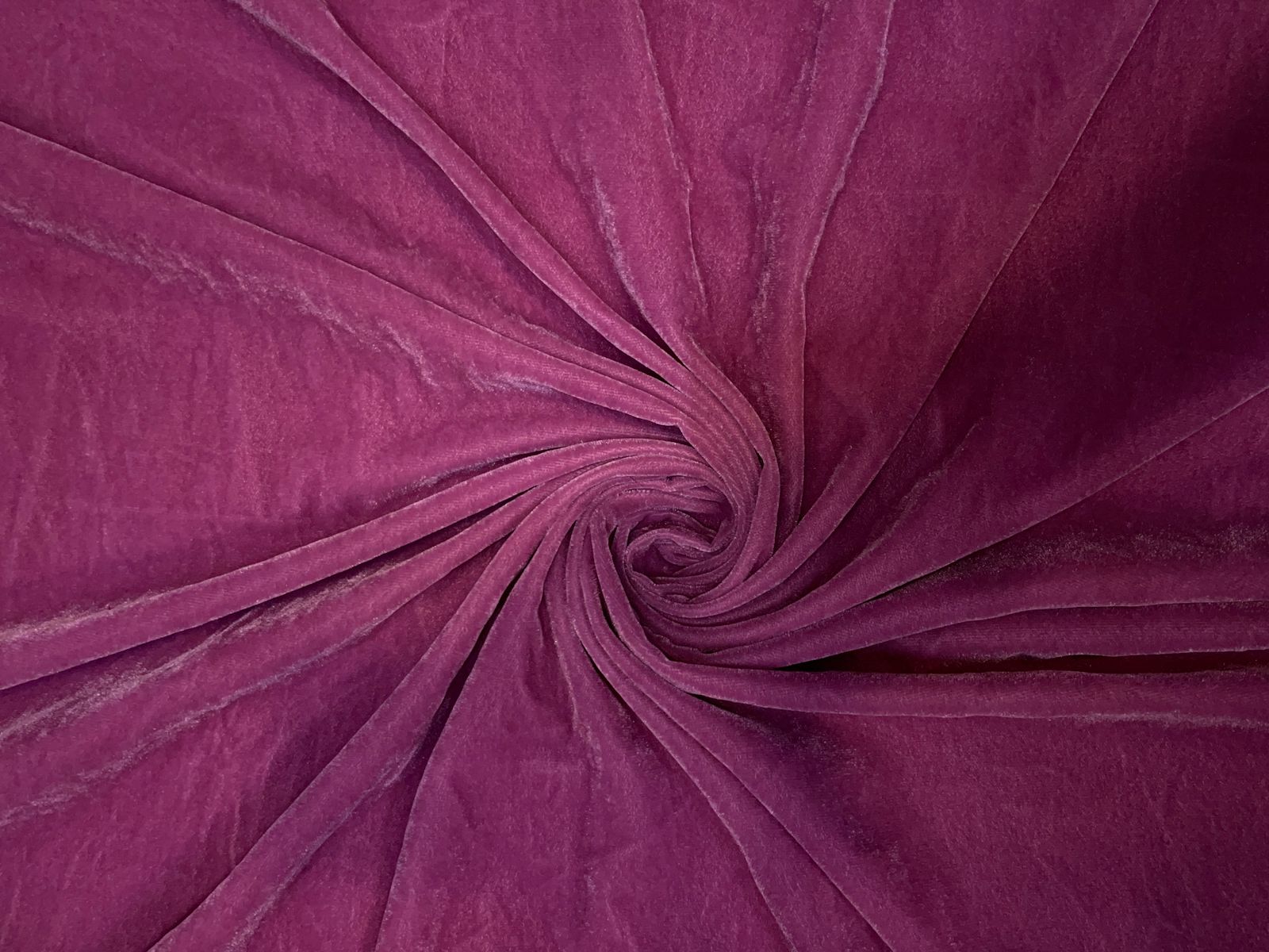 Neon Pink Plain Velvet Fabric KTEX