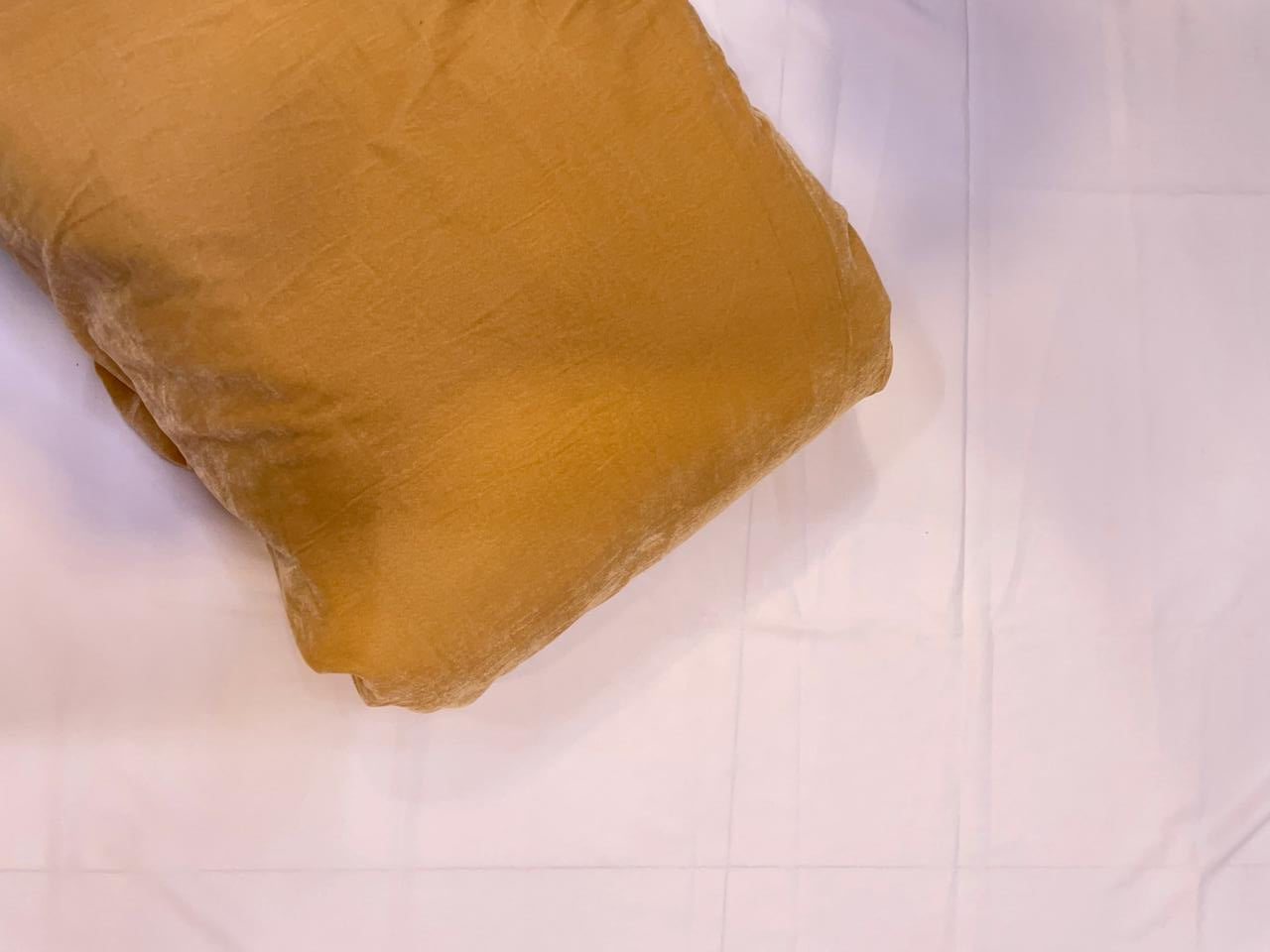 Peach Plain 9000 Velvet Fabric KTEX