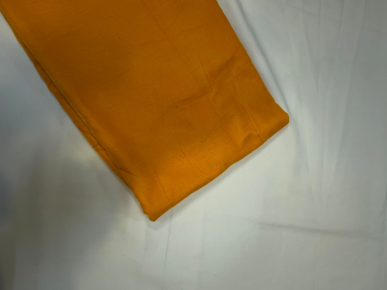 Yellow Color Plain Velvet Fabric Kapdashop