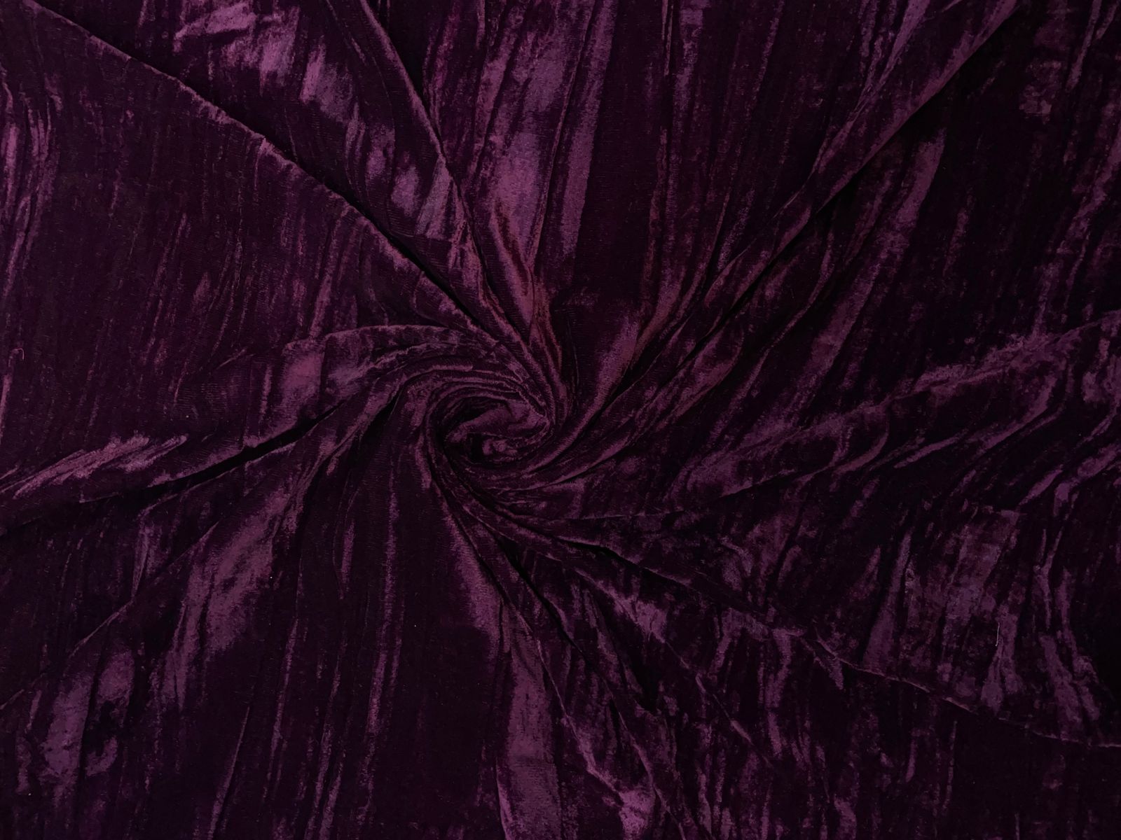 Purple Color Crush Velvet Fabric KTEX
