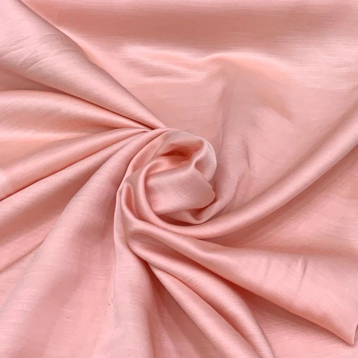 Pink Rose Plain Viscose Linen Satin Fabric Jayshree Fabric