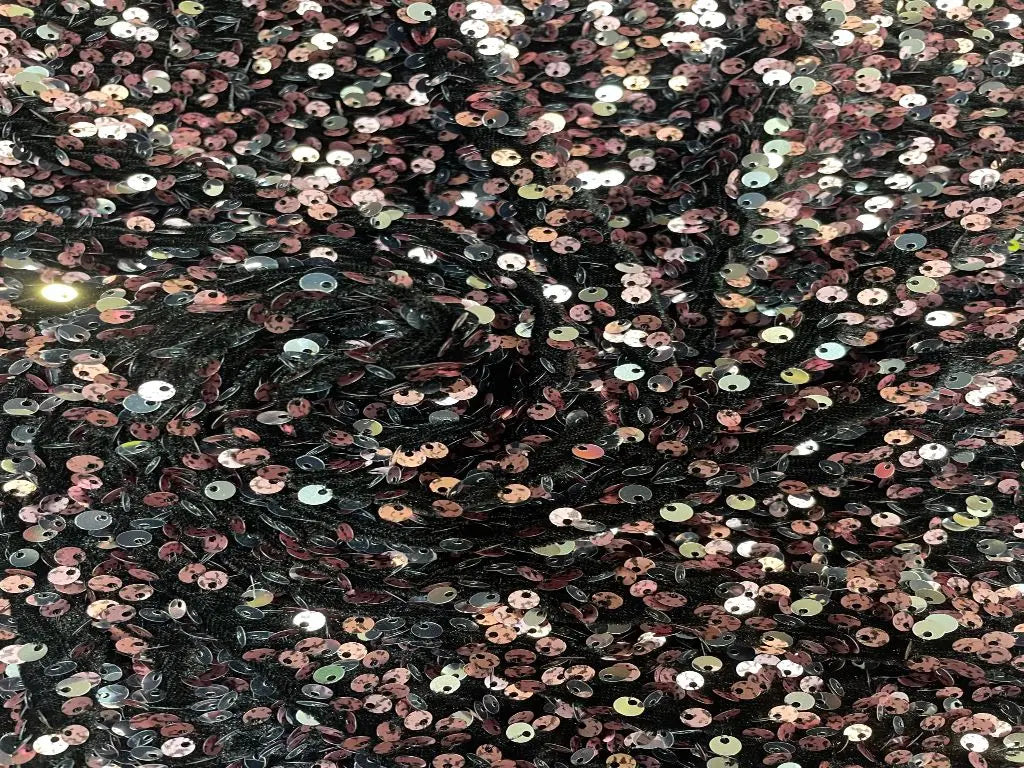 Sequins Velvet Fabric