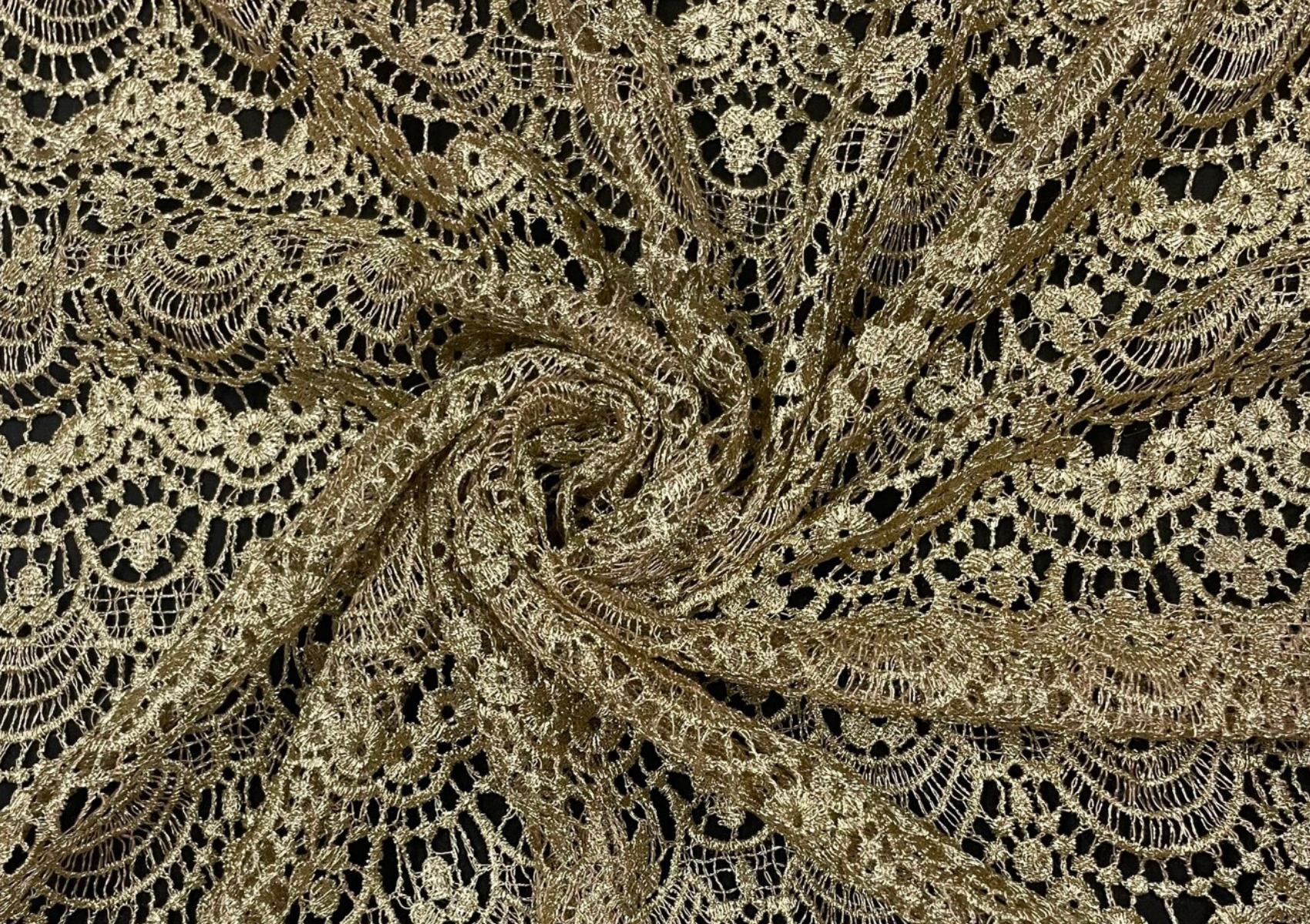 Cutwork Embroidered Net Fabric