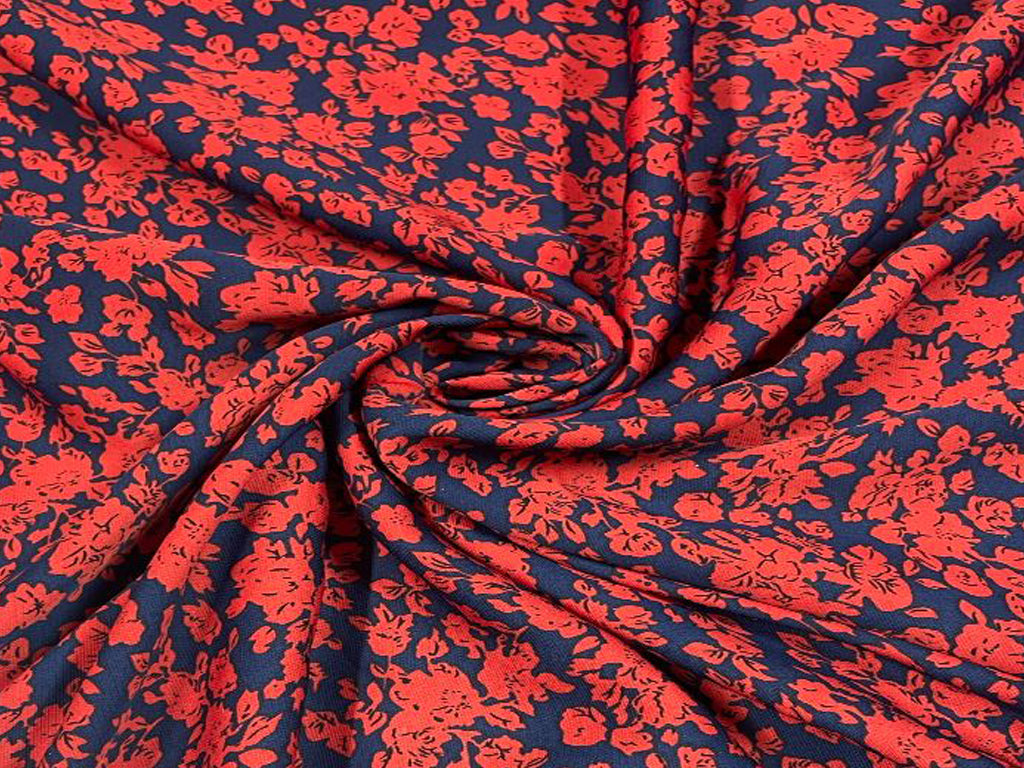 Printed Crepe Fabric