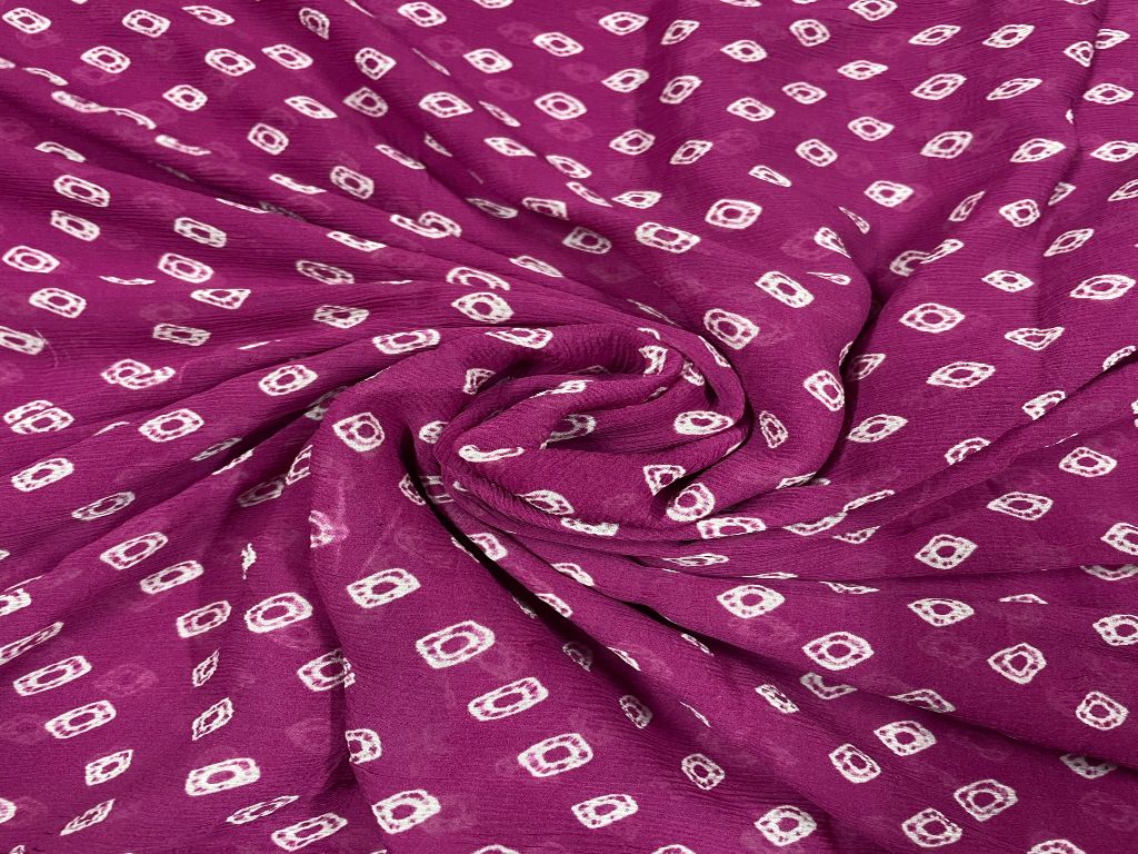 Chiffon Purple Geometric