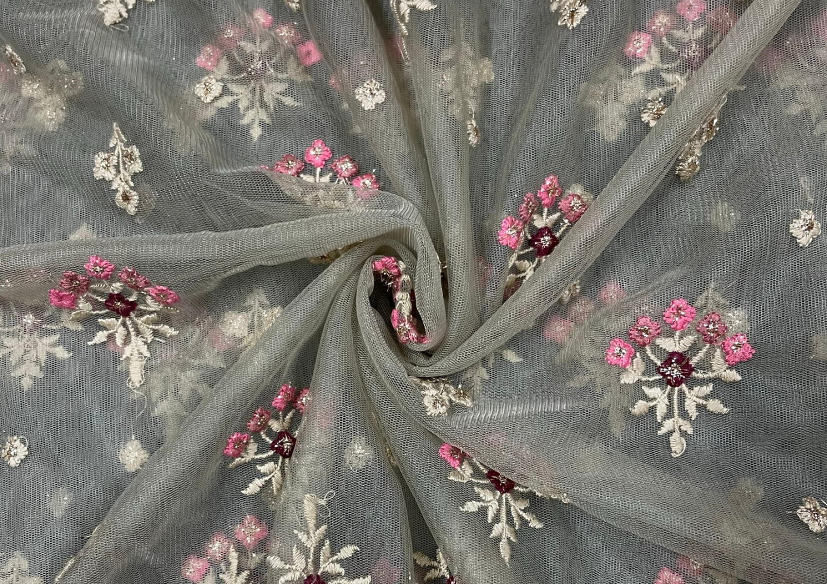 Embroidered Net Fabric