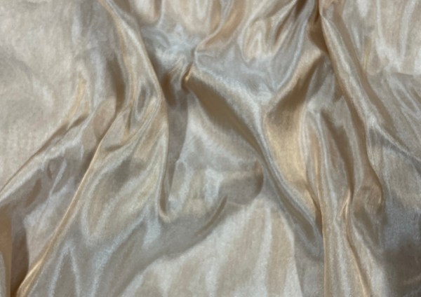 Gold Plain Pure Uppada Tissue Organza Fabric