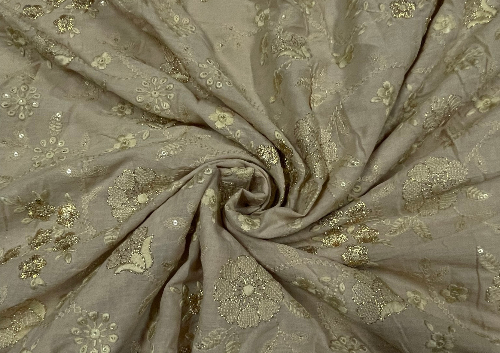 Embroidered Cotton Fabric