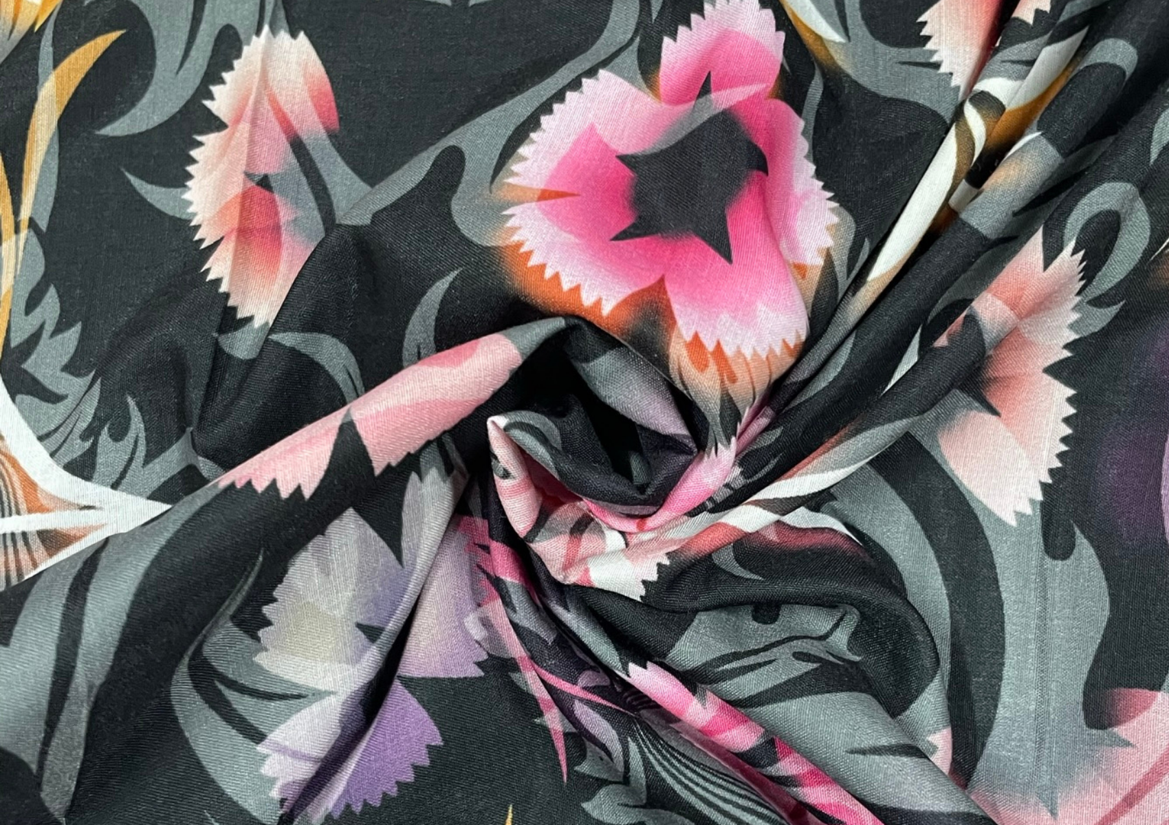 Printed Muslin Fabric