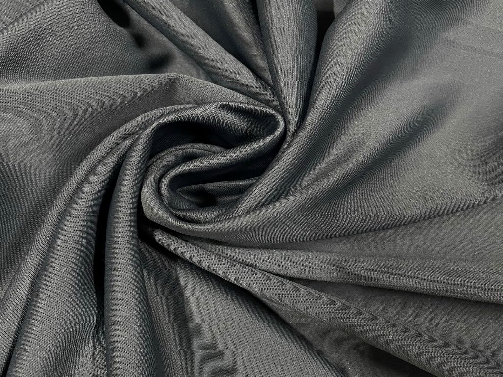 Grey Plain Zara Lycra Fabric - Main Image