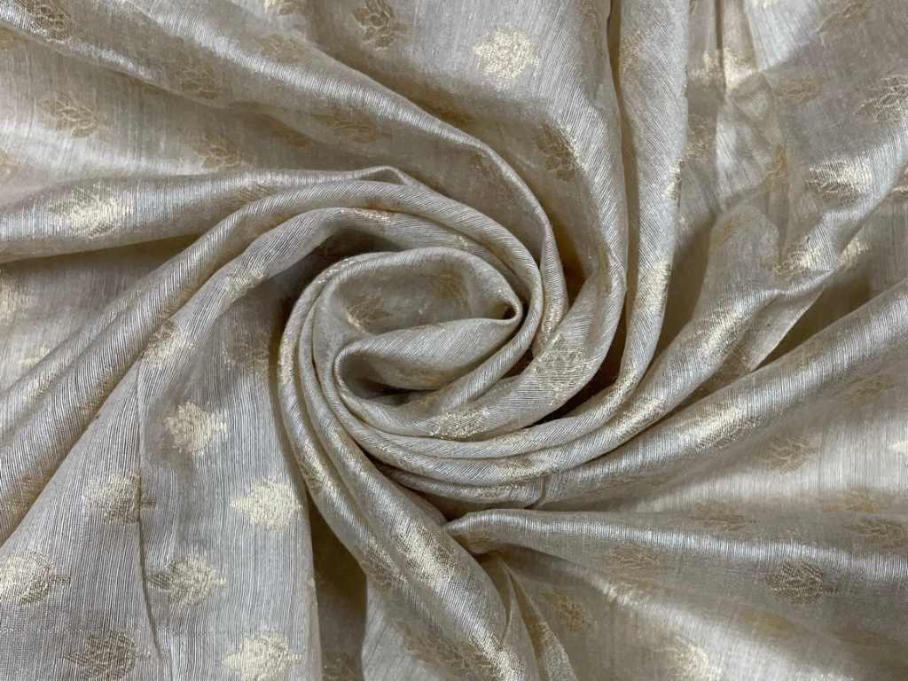 Kota Zari Dyeable Fabric