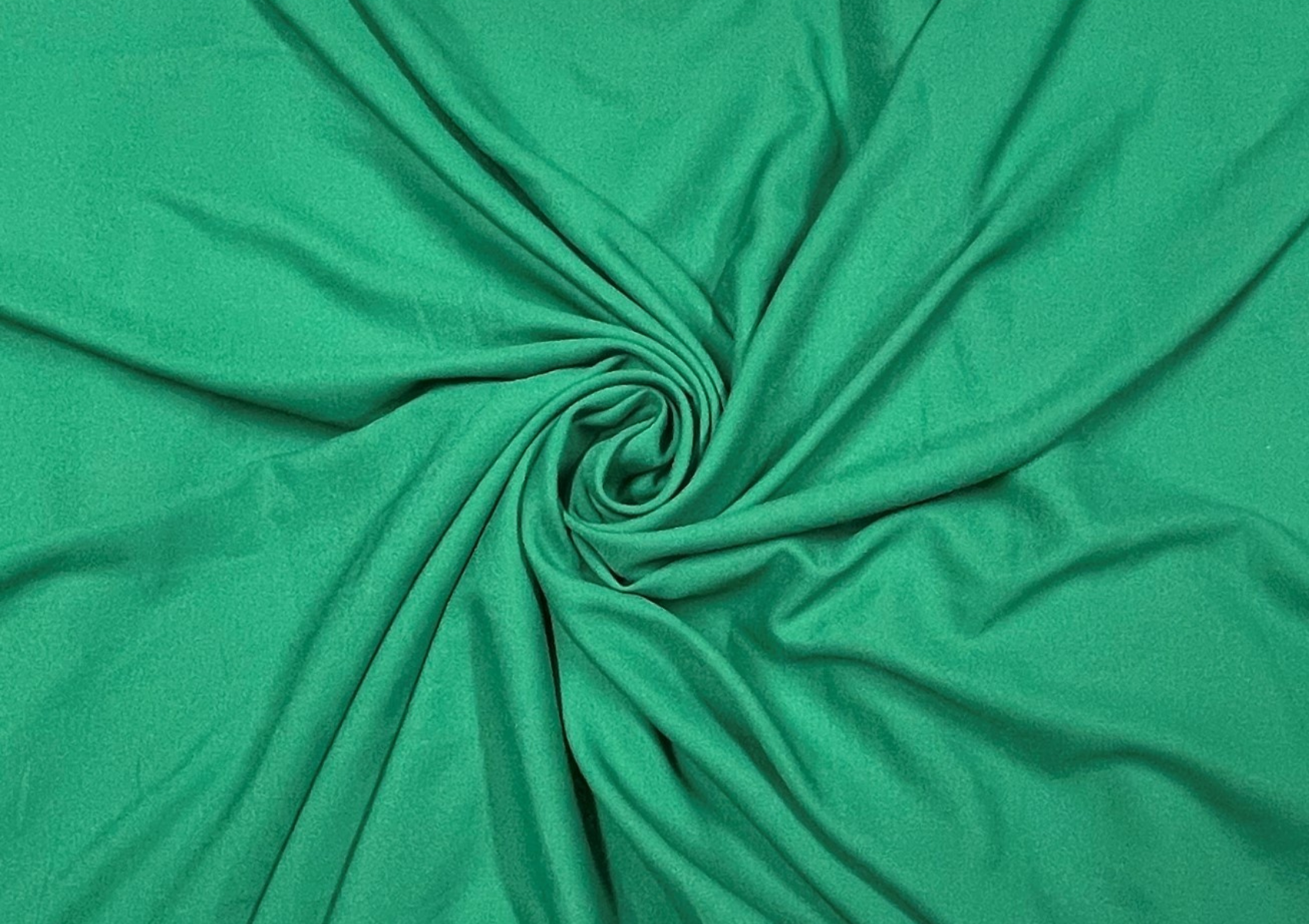 Green Plain Moss Crepe Fabric - Kapda Shop