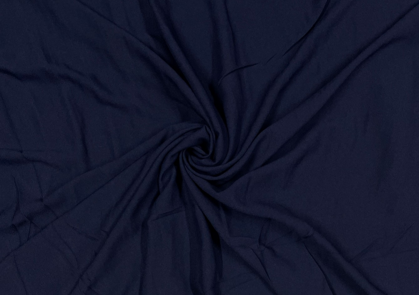 Navy Blue Plain Moss Crepe Fabric - Kapda Shop