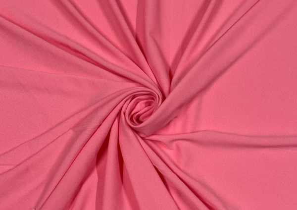 Pink Plain Moss Crepe Fabric