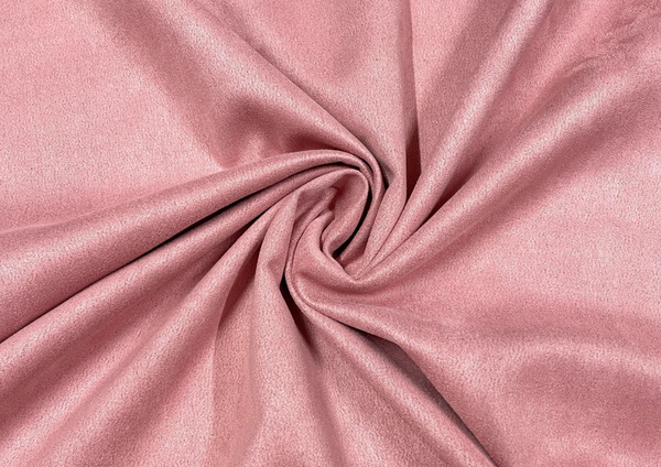 Dusky Pink Plain Suede Fabric