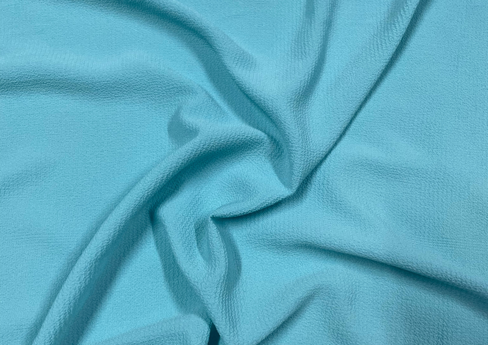 Sea Blue Plain Georgette Fabric - Kapda Shop