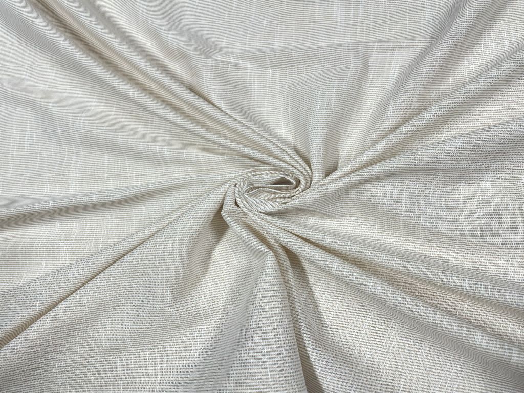 Yarn Dyed Cotton Cream Stripes 1 - Kapda Shop