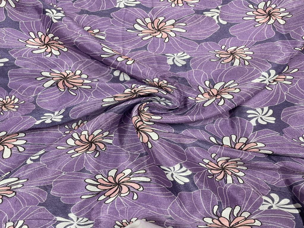 Chiffon Purple Floral