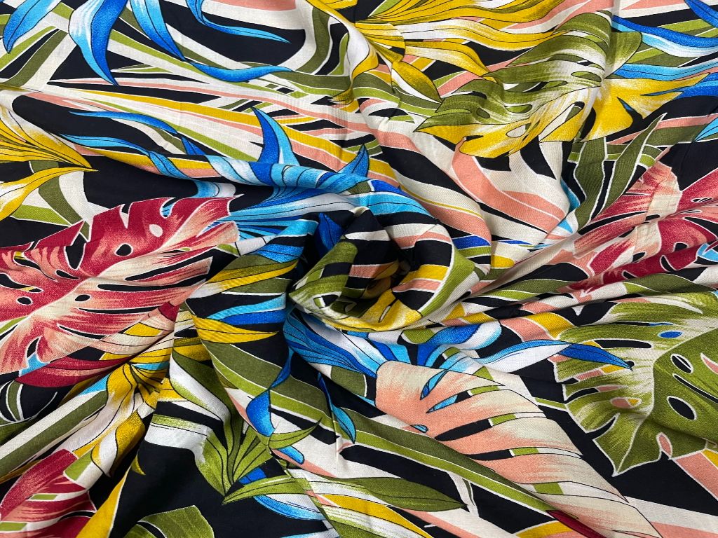 Cotton Multicolor Floral Print